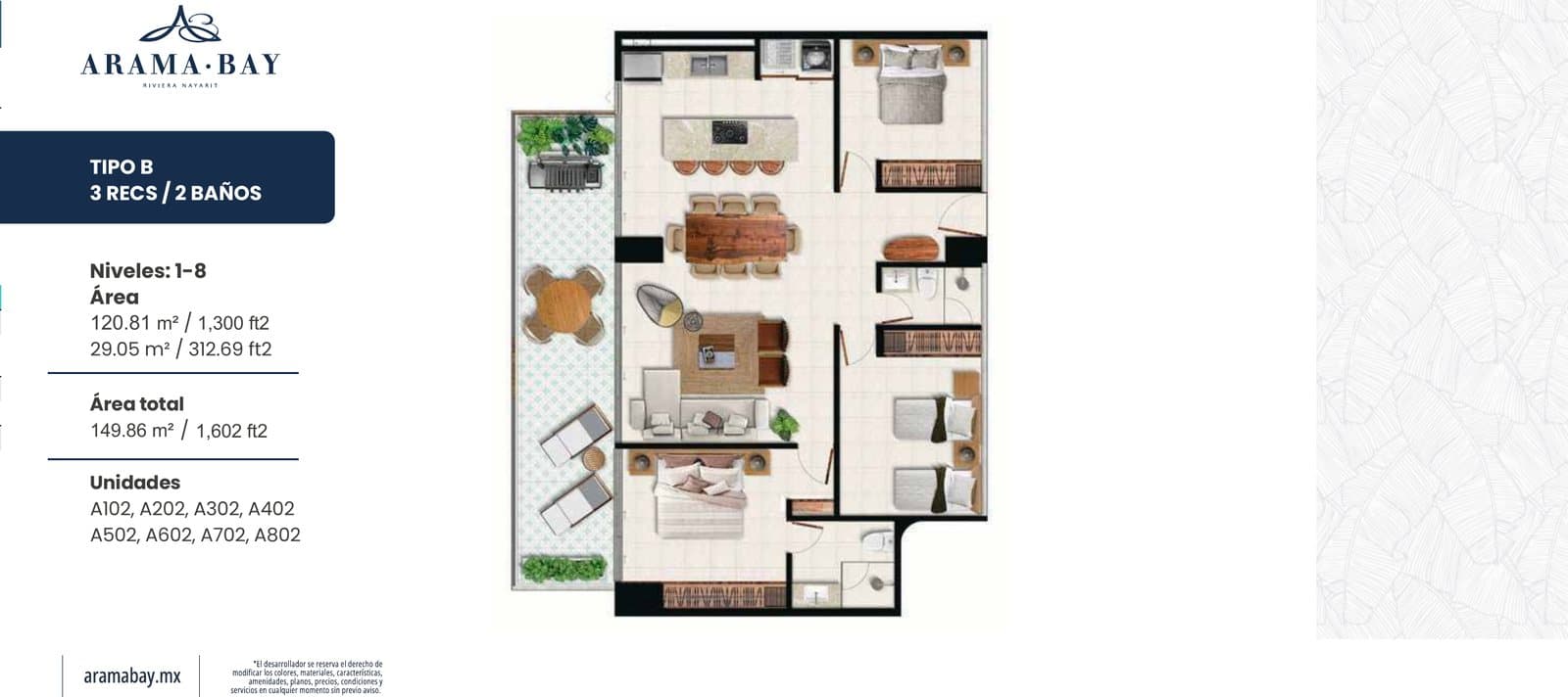 Type B floor plan