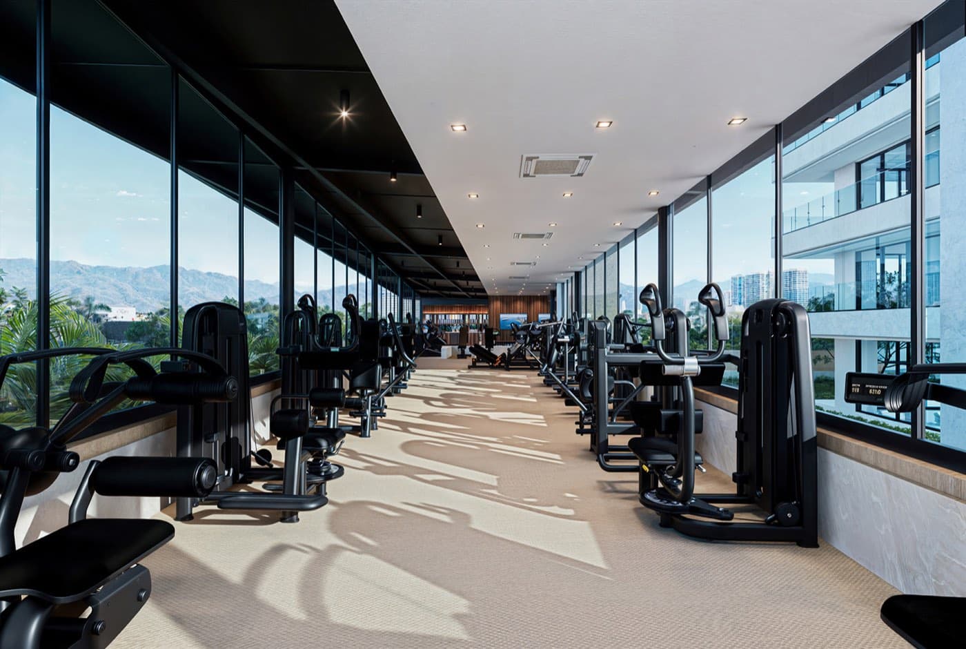 Marina Towers — Panoramic fitness