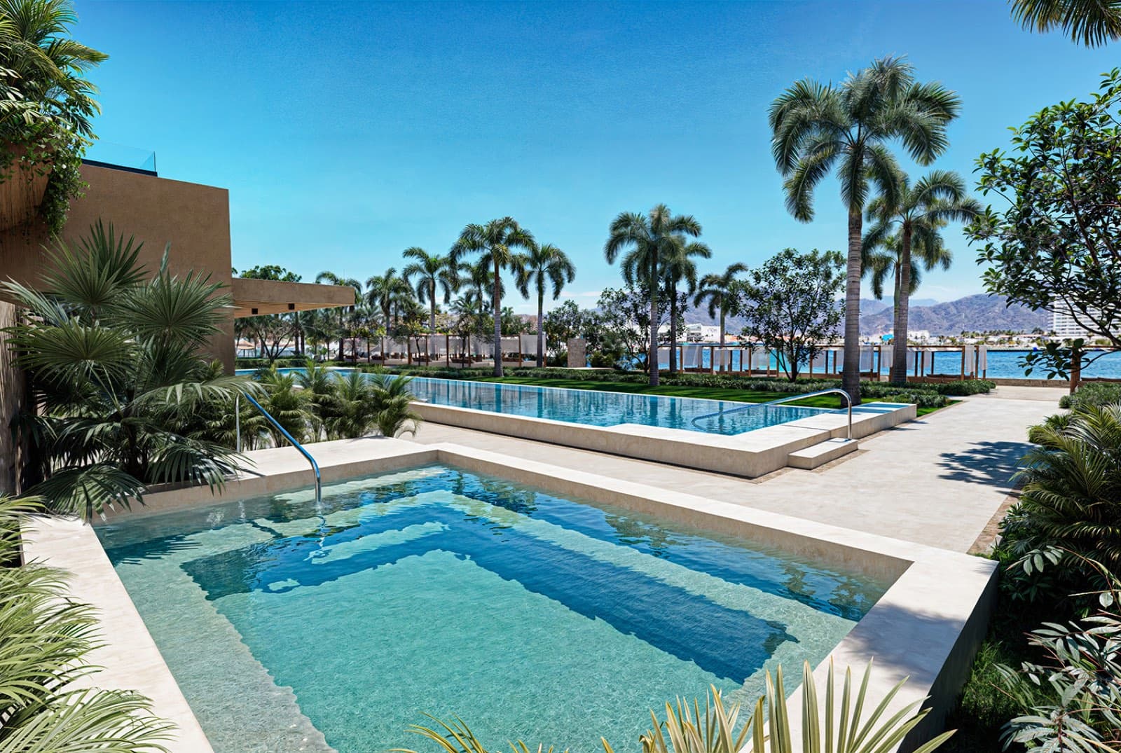 Marina Towers — Infinity pools