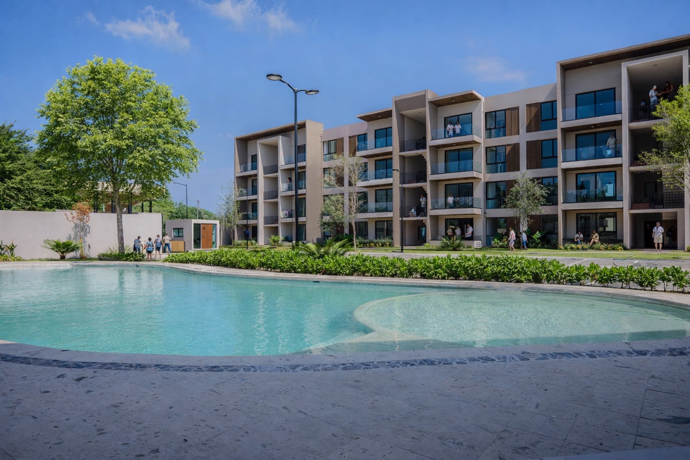 Alanda Living — the pool deck and residences, Puerto Vallarta