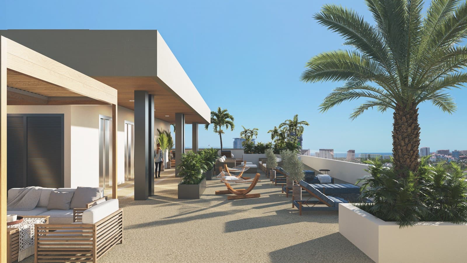 Rooftop lounges