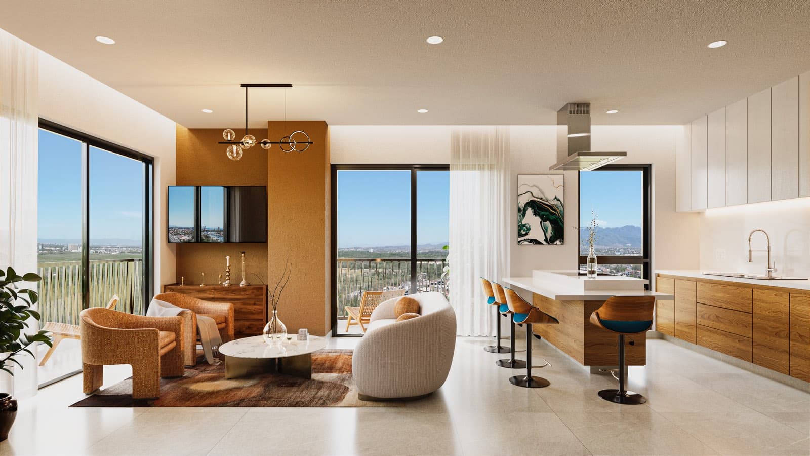 Interiors of the 02, 03 and 04 lines — developer renders