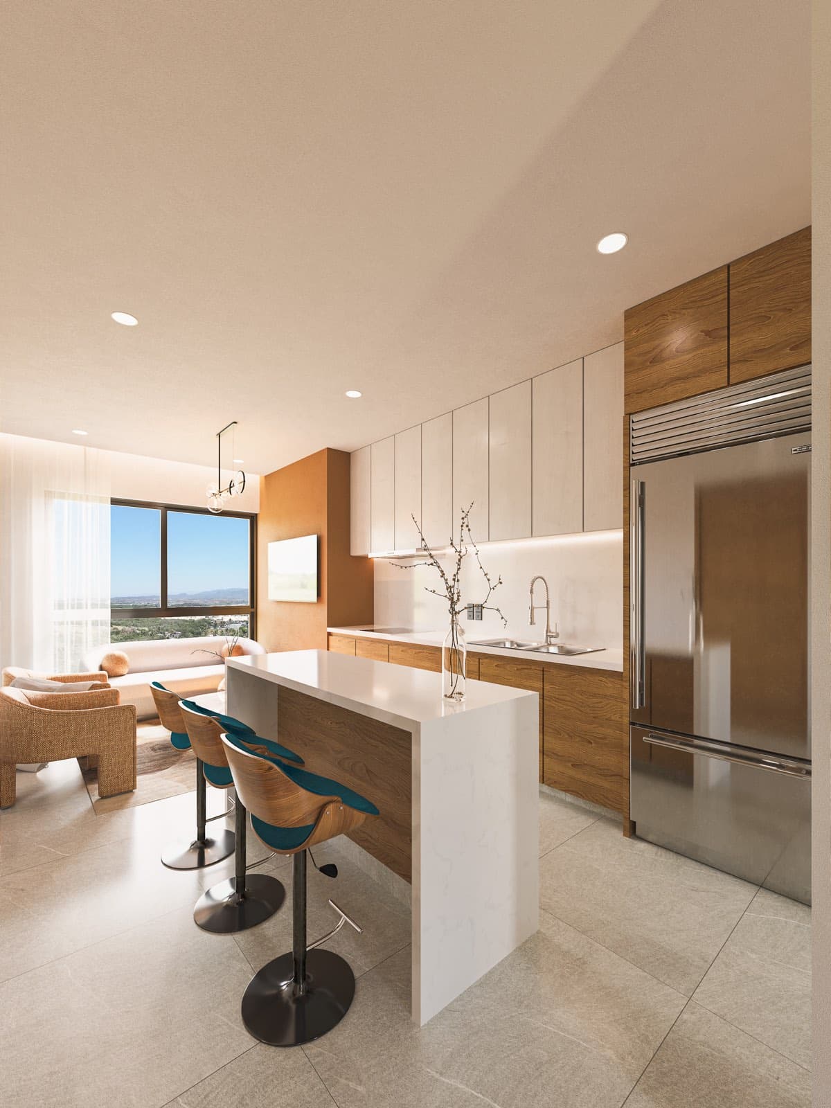 Interiors of the 02, 03 and 04 lines — developer renders