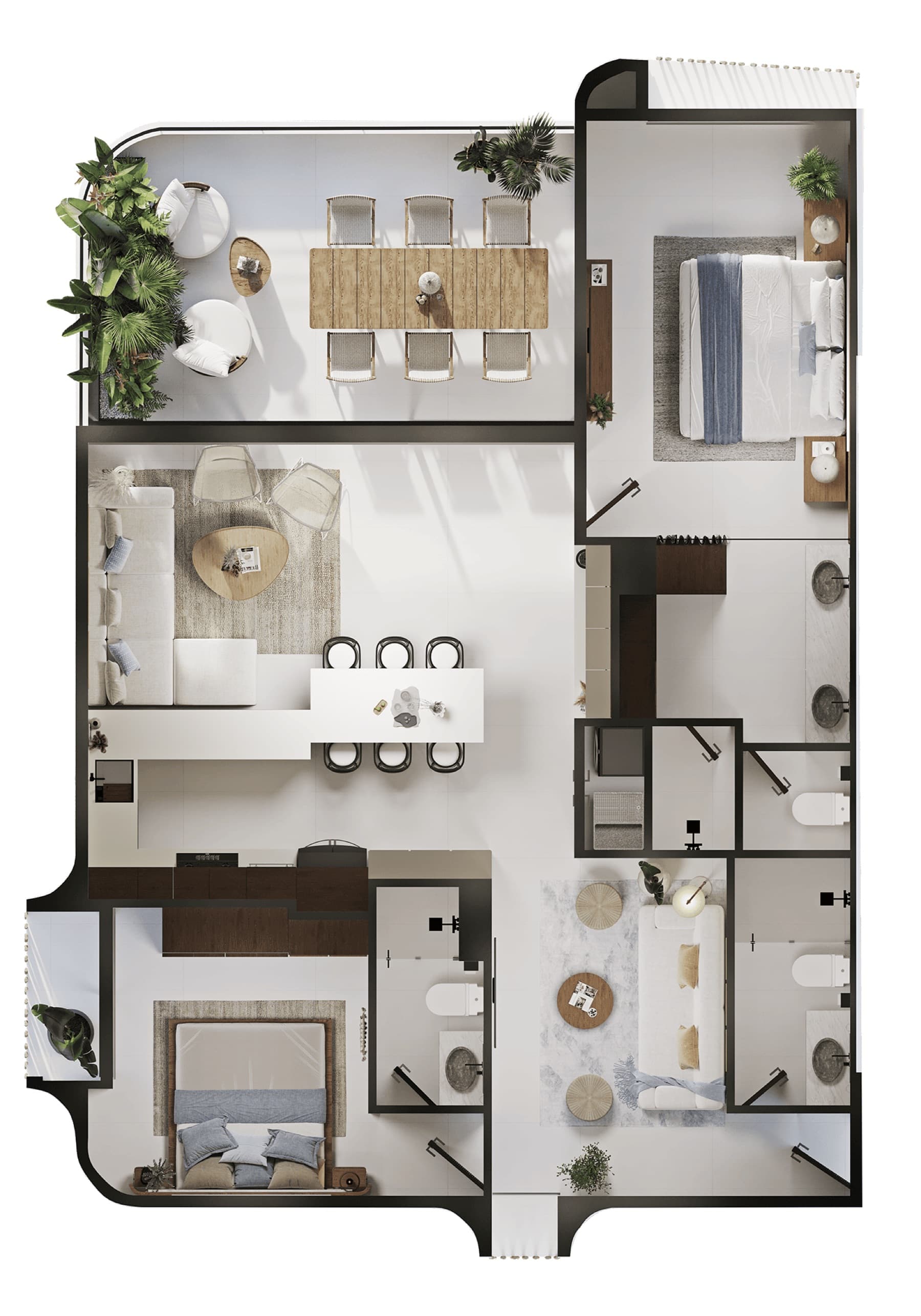 Xalli — Tipo A floor plan