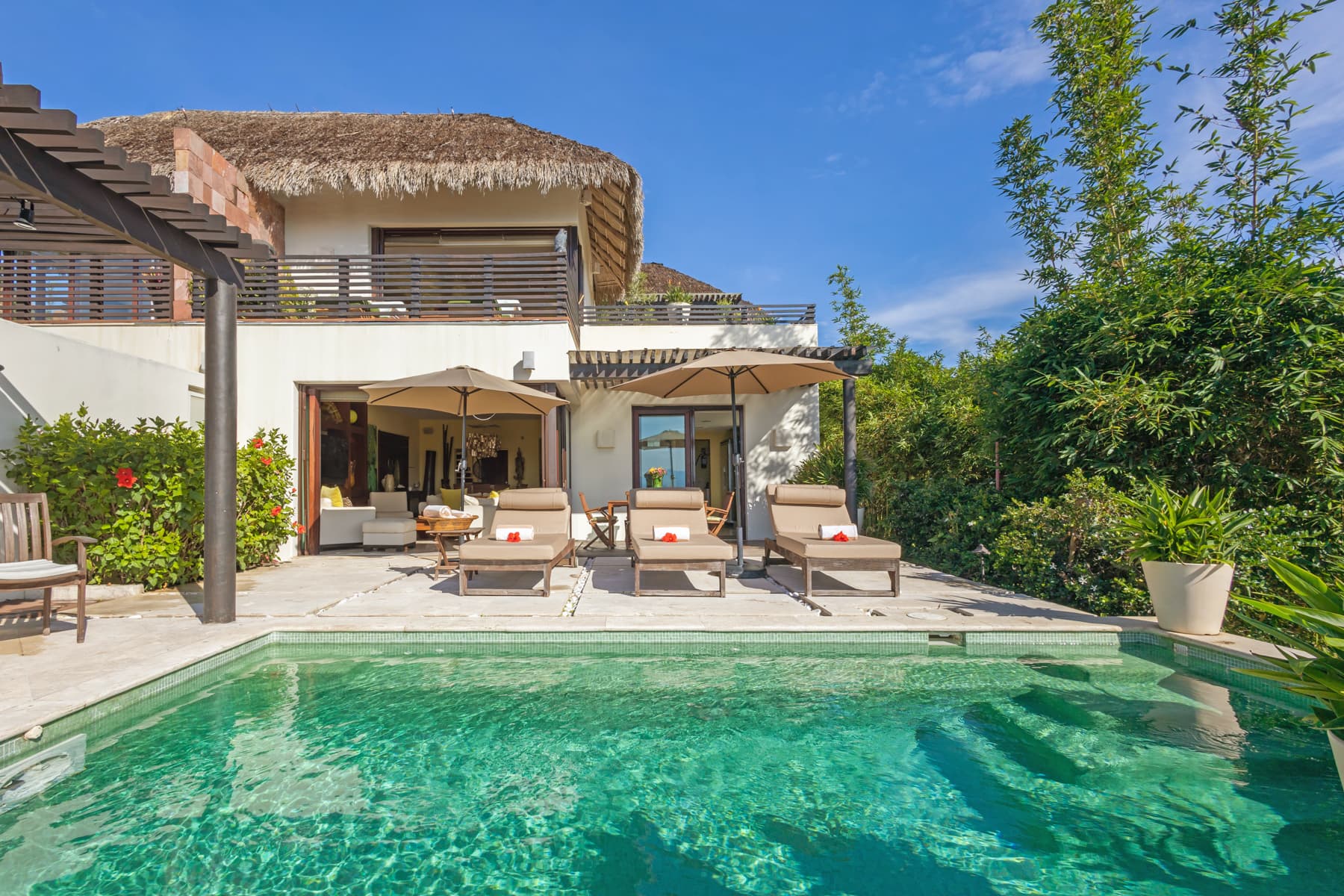 Spectacular corner villa at Porta Fortuna, Punta Mita | Private pool & jacuzzi