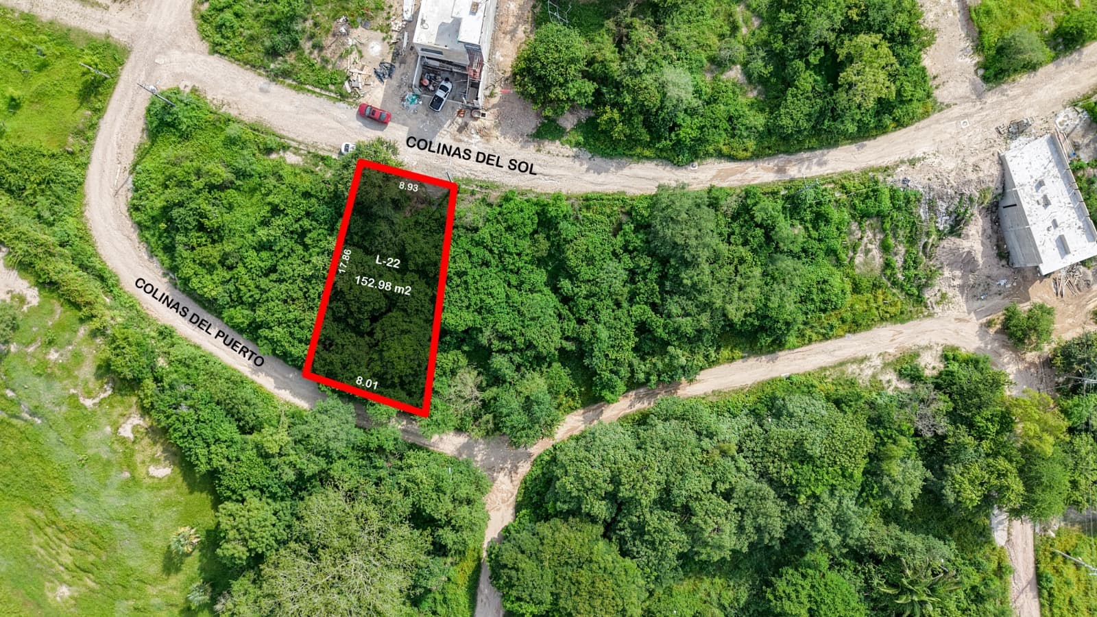 Terreno en Venta lote 22 , en col. Colinas de la Bahia, Puerto Vallarta