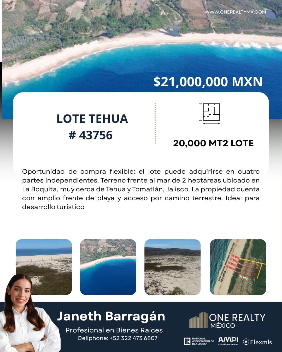 II A Fraccion II La Boquita, Lote Tehua Sierra Madre Jalisco, JA $1,200,000 #43756 Active